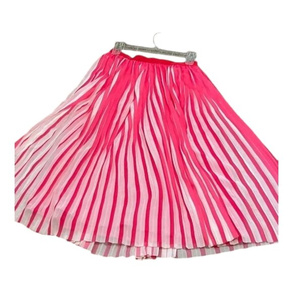 J.Crew hot pink fuchsia swing pleated skirt women's Size 00 - Picture 4 of 9